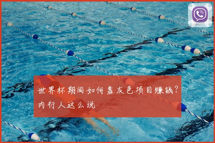 世界杯期间如何靠灰色项目赚钱？内行人这么说