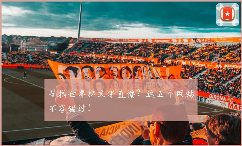 寻找世界杯文字直播？这五个网站不容错过！